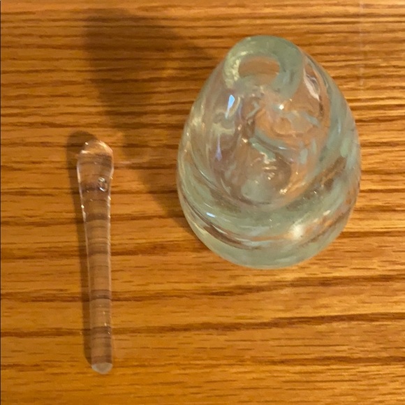 One of a kind hand blown art glass perfume bottle - Picture 3 of 3